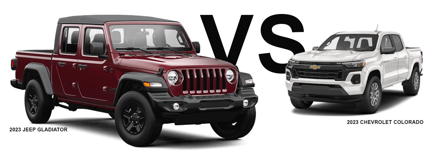 2023 Jeep Gladiator vs Chevy Colorado