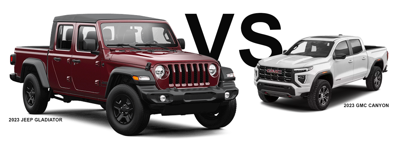 2023 Jeep Gladiator vs GMC Canyon