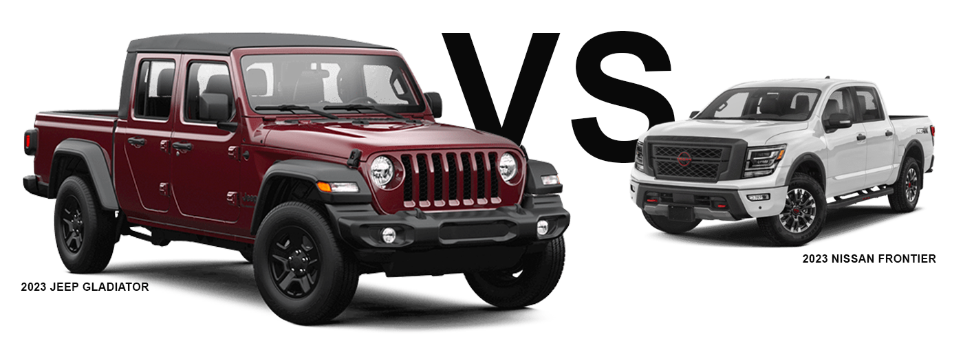 2023 Jeep Gladiator vs Nissan Frontier