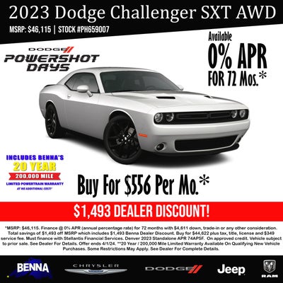 2023 Dodge Challenger SXT AWD