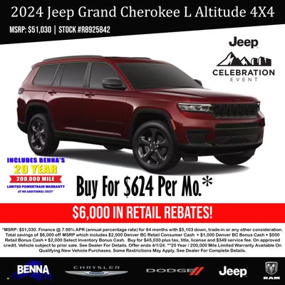 2024 Jeep Grand Cherokee L Laredo 4X4