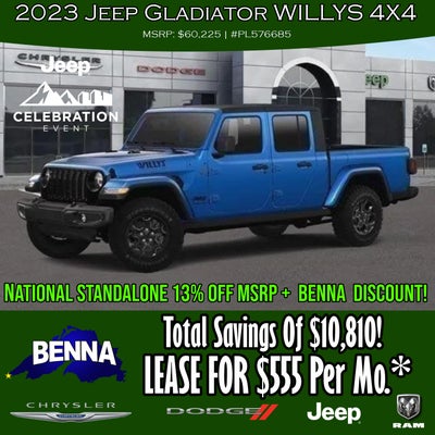 2023 Jeep GLADIATOR WILLYS 4X4