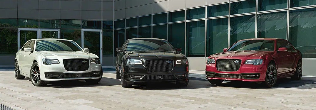 2023 chrysler 300c in three colors