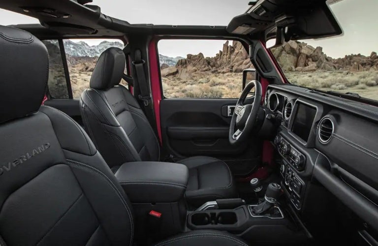 2023 Jeep Gladiator Overland black interior