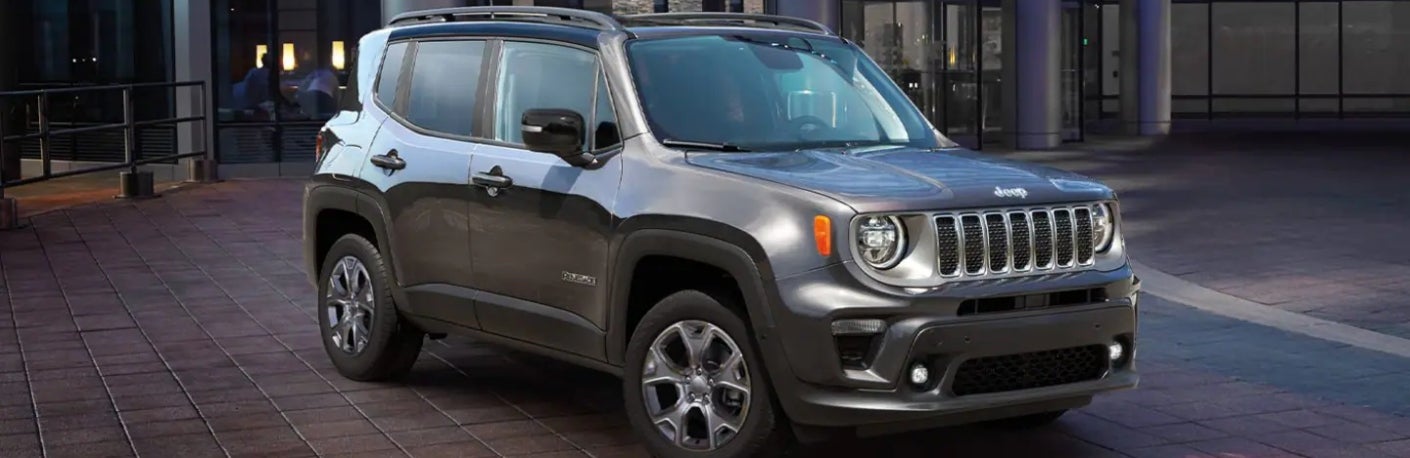 2023 Jeep Renegade gray exterior driver side